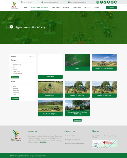 Green Impex Agri - The House of Quality Farm Machinery